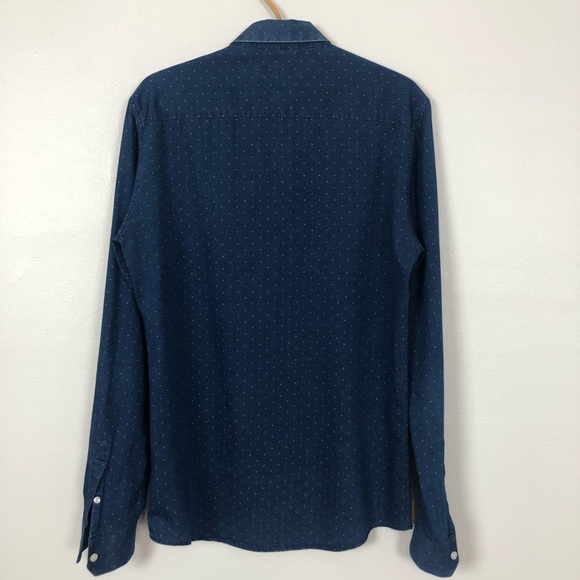 Adolfo Dominguez L/S Cotton Button Down Shirt 8.5 - Picture 4 of 7